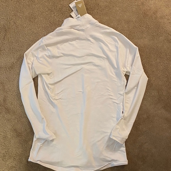 Adidas White Performance Long Sleeve Top - Picture 3 of 3